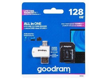 128GB microSDXC karta s čítačkou kariet