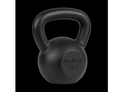 Liatinový kettlebell 16kg, REBEL ACTIVE