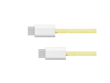 USB-C kábel USB-C/USB-C 60 W 1,5 m žltý Krüger&Matz Basic L-KM1271-1-5Y