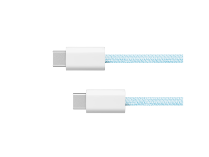 USB-C kábel USB-C na USB-C 100 W 1,5 m modrý Krüger&Matz Basic L-KM1272-1-5BL