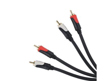 Kábel 2RCA-2RCA 1,8 m audio Cabletech Basic Edition