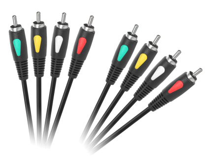 Kábel 4RCA-4RCA 1,8 m Cabletech Eco-Line