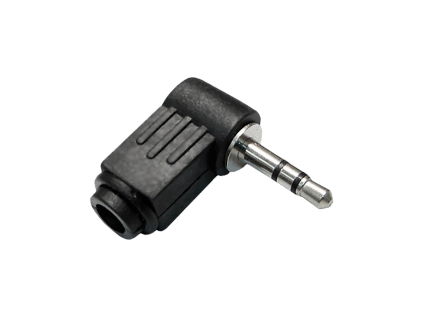 3,5 mm stereo jack konektor uhlový samec plastový Cabletech L-WTY0008-1-1