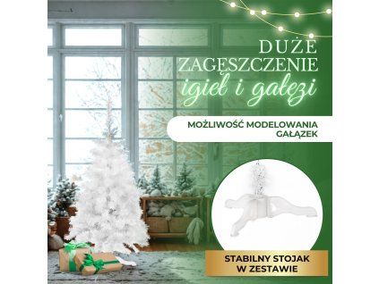 CT0228 STROM JEDĽA BIELA 120 CM