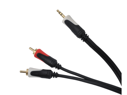 Kábel 3.5 jack stereo - 2RCA audio 10m Cabletech Basic Edition