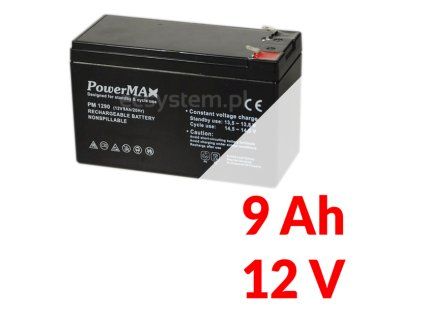 PM 1290 - Akumulátor PowerMAX 9Ah 12V - MaxBat