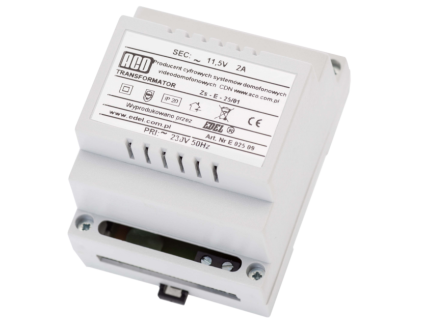 TR 11,5V 2A DIN - Sieťový transformátor 12V 2A - ACO