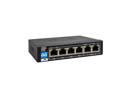 BCS-B-SP04G02G - Nezávislý 6-portový PoE switch, Gigabitový - BCS Basic