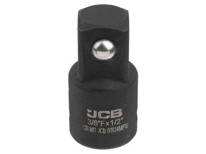 JCB Rázový adaptér Cr-Mo 3/8"(F) x 1/2"(M) ŠTVOREC