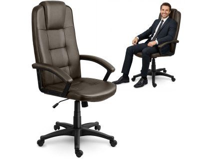 Otáčací kancelársky kreslo Sofotel tmavohnedé