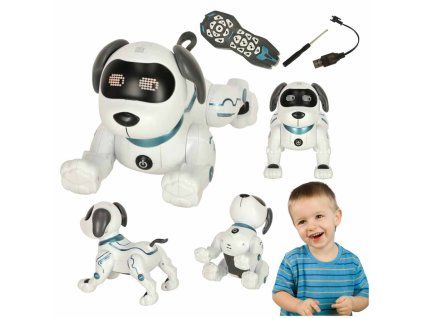 RC robot pes skáče prechádzky
