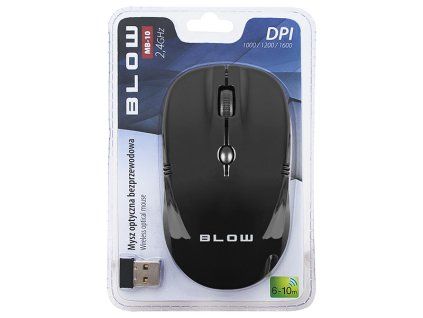 USB bezdrôtová myš čierna 84-002-