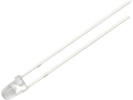 DIODA LED 3mm ( 12V biela )