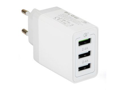 Nabíjačka s USBx3 QC3,0 30W