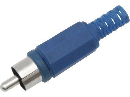 Konektor RCA chinch NIEBIESKI