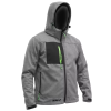 Pracovná bunda softshell s kapucňou, veľk:S, 96%polyester +4%elastan BH61KS-S