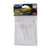 Suchý zips na káble DEDRA 11RB12151, 12 × 150 mm, biely, 5 ks