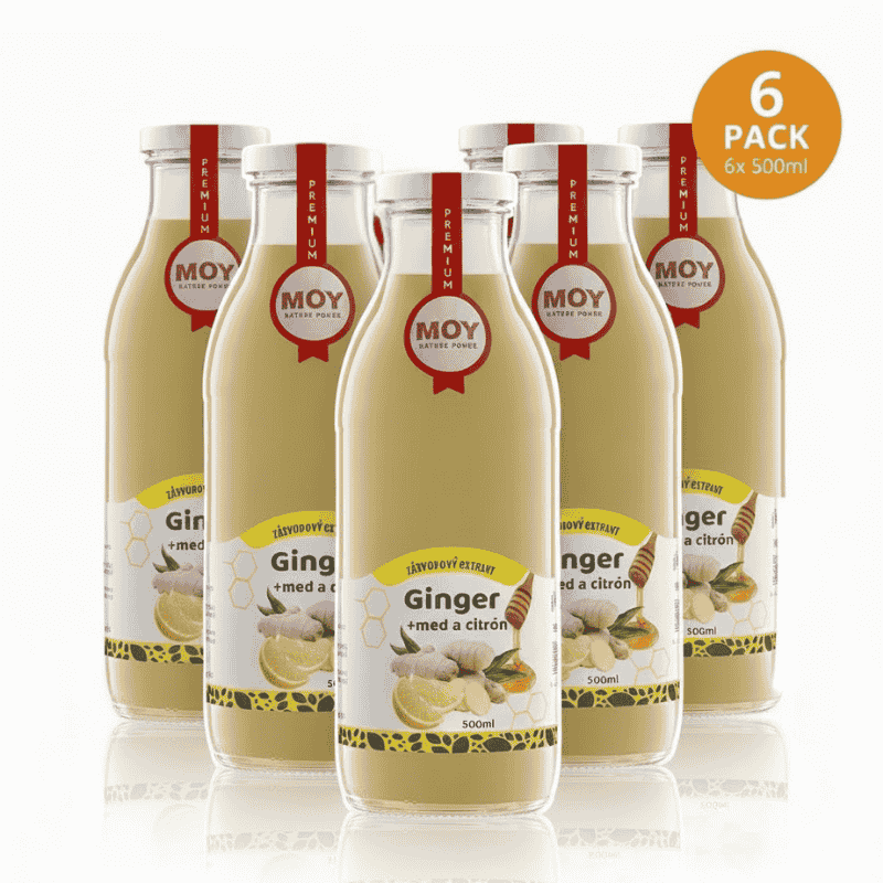 Detox kúra: Ginger 100% šťava 500ml x 6ks | MOY ZAMIO