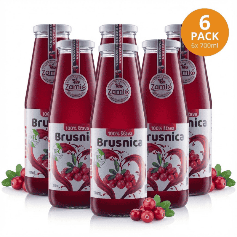 Detox Max kúra Brusnica šťava 700ml x 6ks