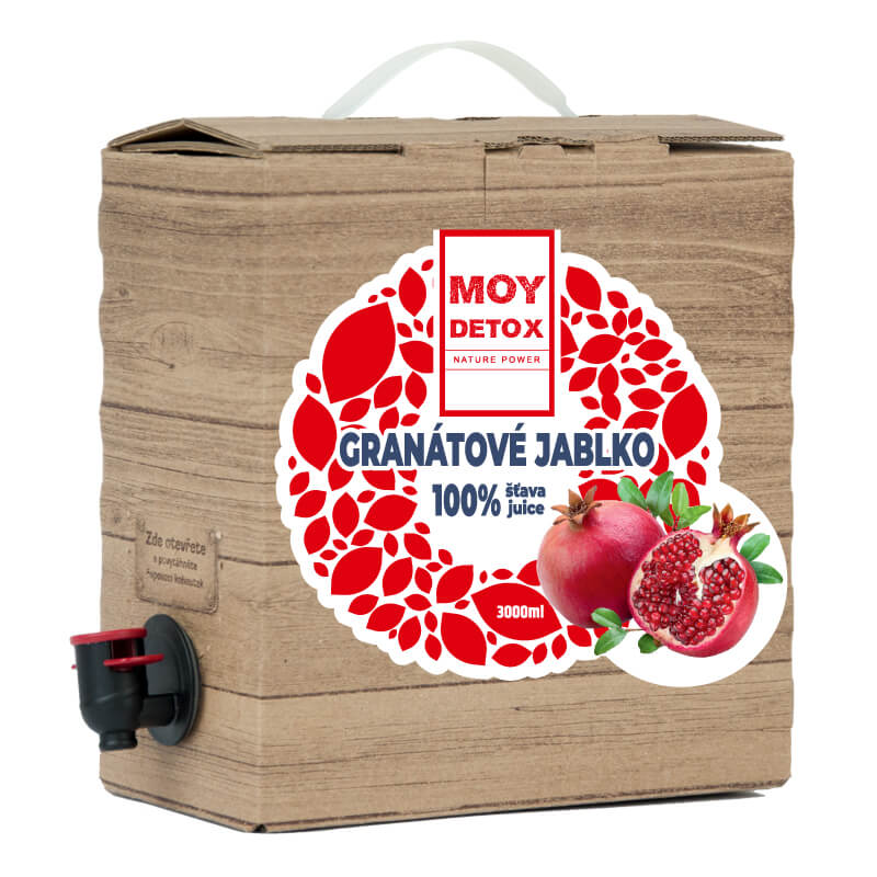 Džús Granátové jablko 100% šťava 3L MOY