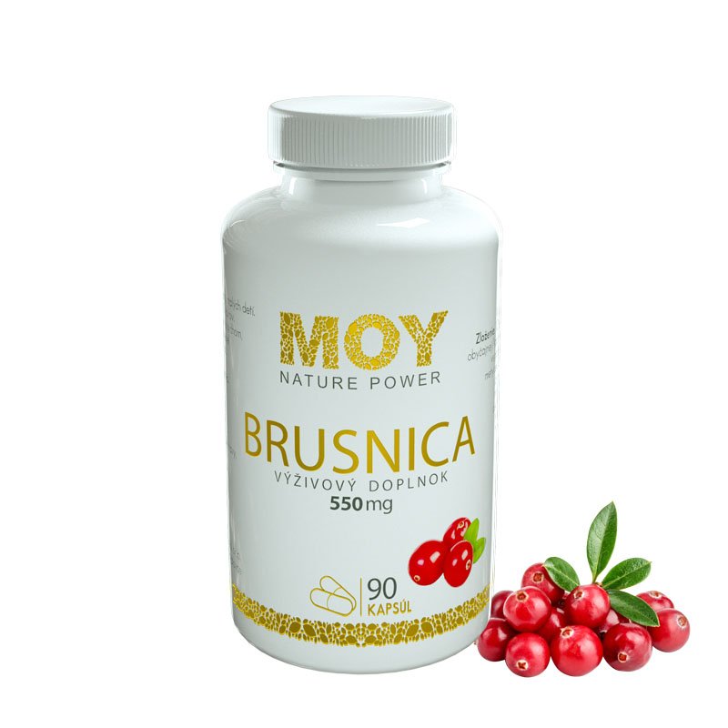 MOY výživový doplnok Brusnica 550 mg x 90 kapsúl