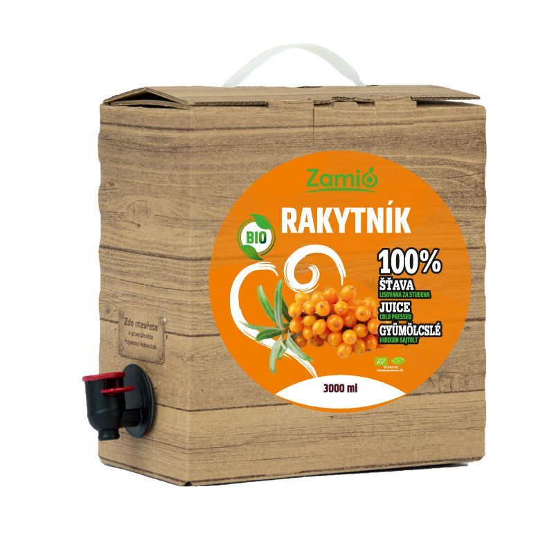 Zamio 100 % šťava Bio Rakytník 3L