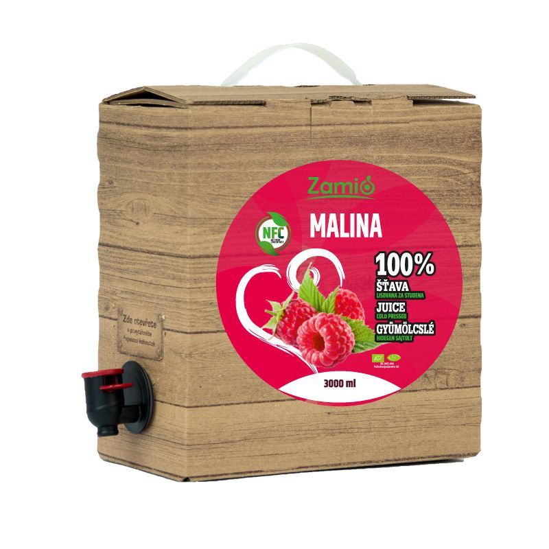 Zamio 100% ovocná šťava Malina 3L
