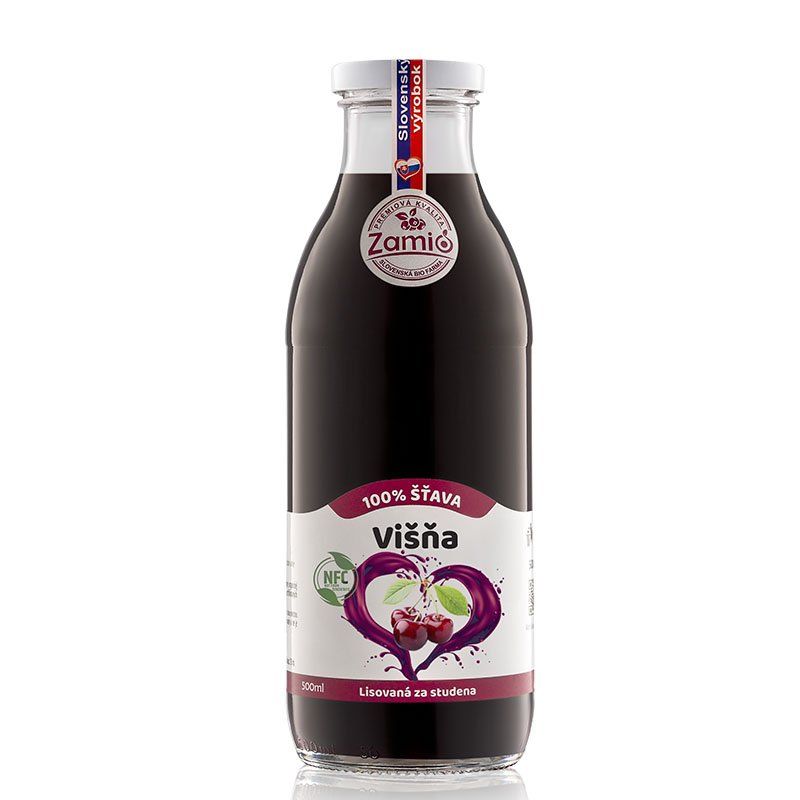 Zamio 100% ovocná šťava Višňa 500ml