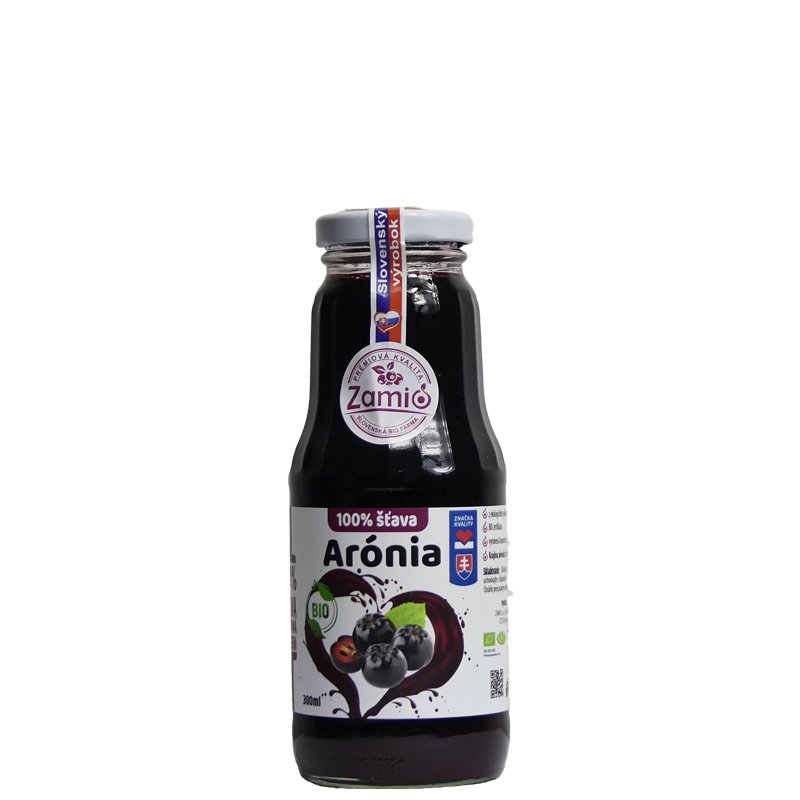 Zamio 100% šťava Bio Arónia 300ml