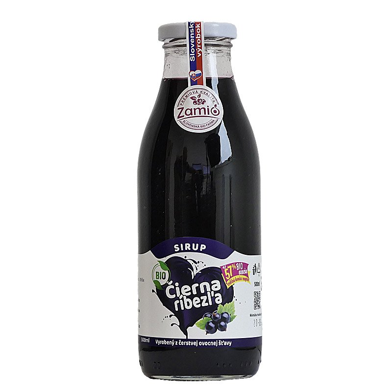 Zamio Sirup Bio Ríbezľa Čierna 500ml