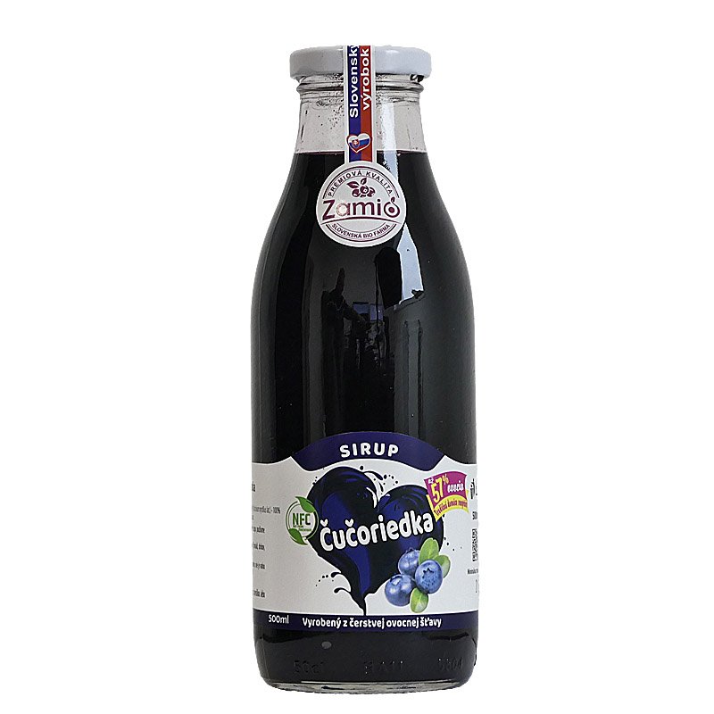 Zamio Sirup Čučoriedka 500 ml
