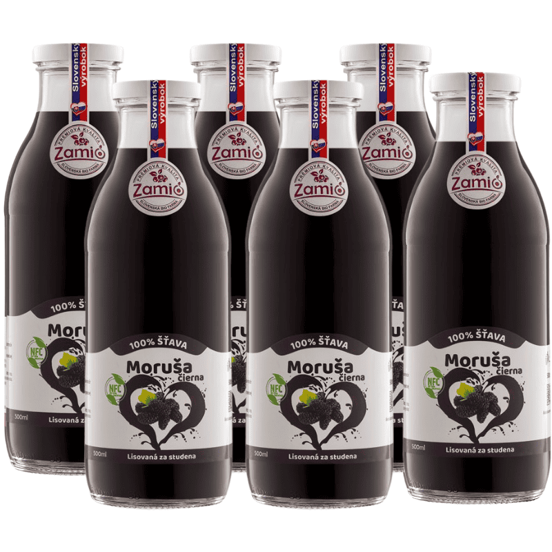 Detox kúra Moruša šťava 500ml x 6ks ZAMIO