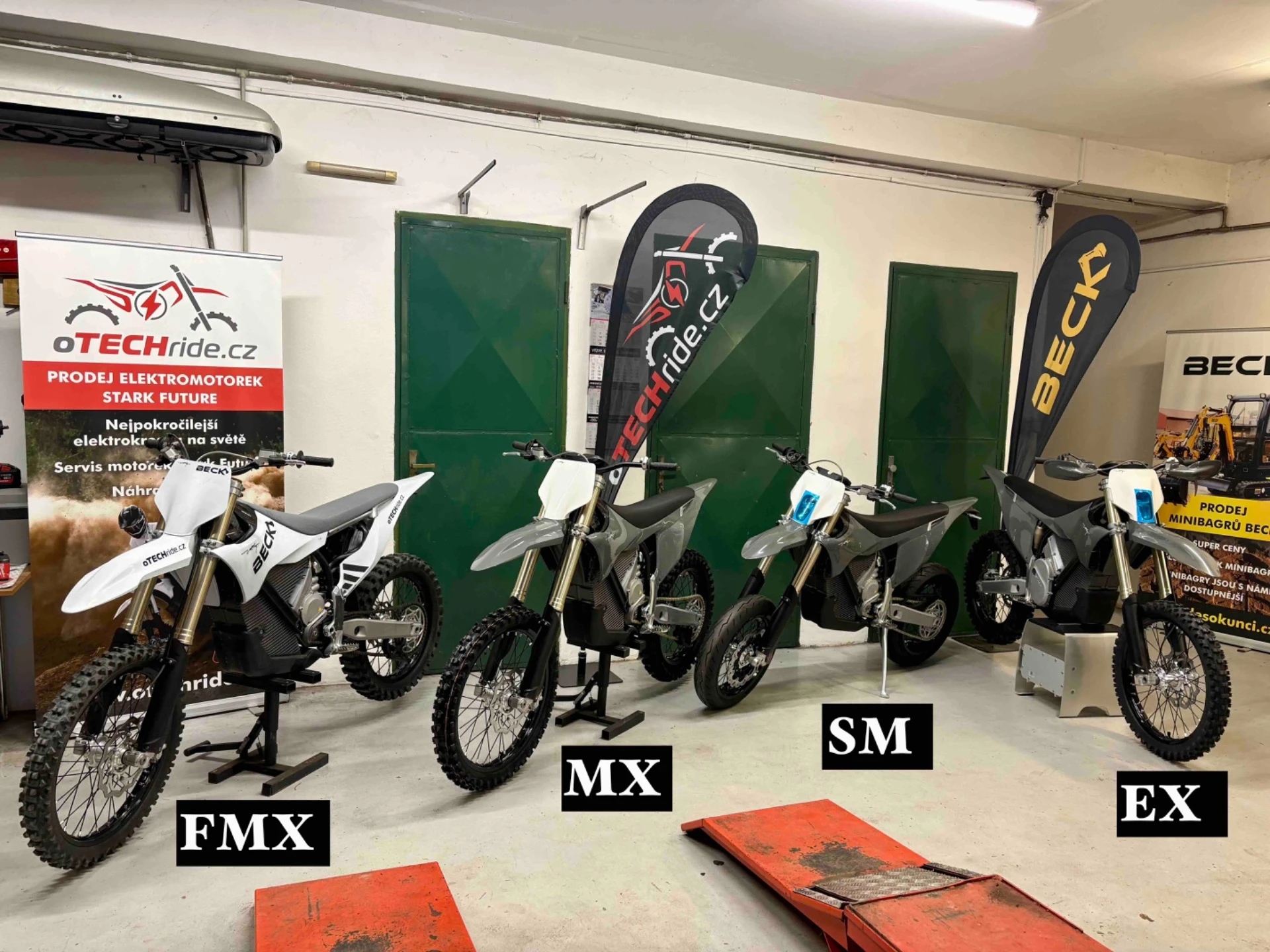 Modely Stark VARG v showroomu oTECHride