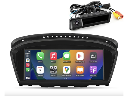 Autorádio pro BMW E60 E90 2004-2008 4+64GB, CIC i  CCC systém, CarPlay, Android Auto