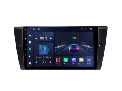 2GB RAM ANDROID Autorádio BMW 3. Série E90 E91 E92 E93 ANDROID 12.0 WIFI, GPS, USB, Bluetooth, Dotykové Android rádio do BMW E90, E91, E92, E93 2005-VÝŠE, GPS navigace BMW 3. série
