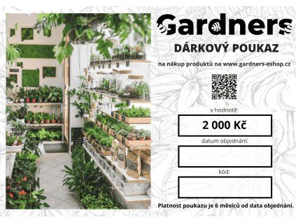 Dárkový poukaz 2000 Kč