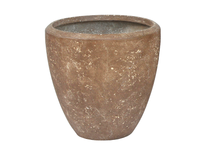 48930 1 obal baq polystone plain couple hneda prumer 24 cm