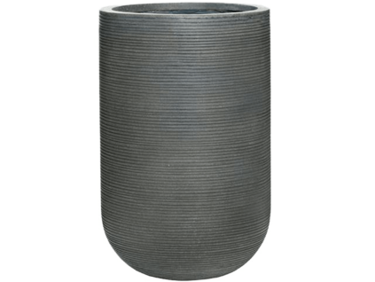 Obal Ridged Horizontally - Cody M tmavě šedá, průměr 35 cm