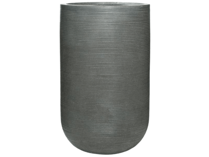 Obal Ridged Horizontally - Cody L tmavě šedá, průměr 42 cm