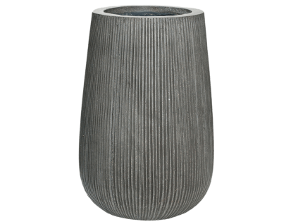 Obal Ridged Vertically - Patt high S tmavě šedá, průměr 29 cm
