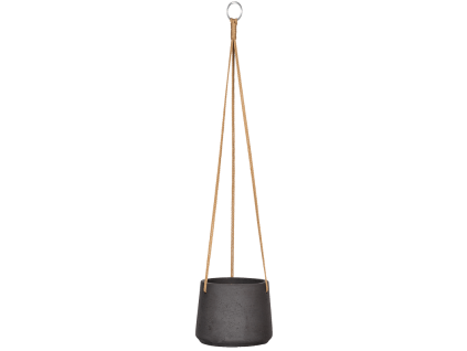 Obal Rough - Patt (závěsný) M černá , průměr 17 cm
