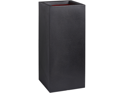Obal Capi Urban Smooth NL - Planter Rectangle Black, průměr 36 cm
