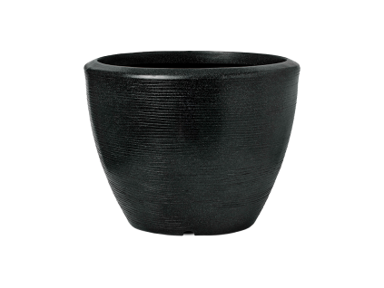 Obal Capi Arc Granite - Planter Ball Black, průměr 156 cm