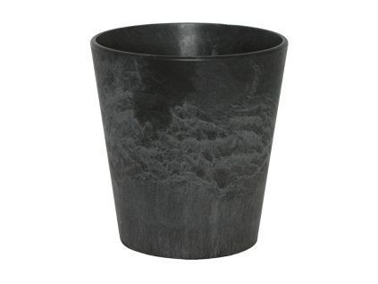 Obal Artstone - Claire pot black, průměr 13 cm