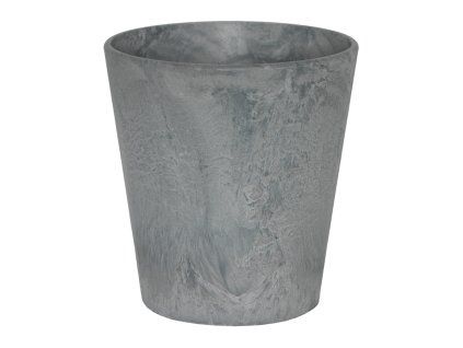 Obal Artstone - Claire pot grey, průměr 13 cm