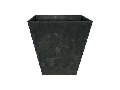 Obal Artstone - Ella pot black, průměr 15 cm
