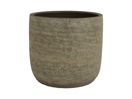 Obal Magna - Pot Brown, průměr 14 cm