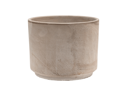 Obal Terra Cotta - Flowerpot Grey, průměr 25 cm