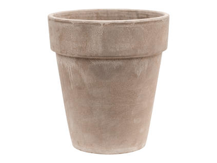 Obal Terra Cotta - Flowerpot Grey, průměr 26 cm