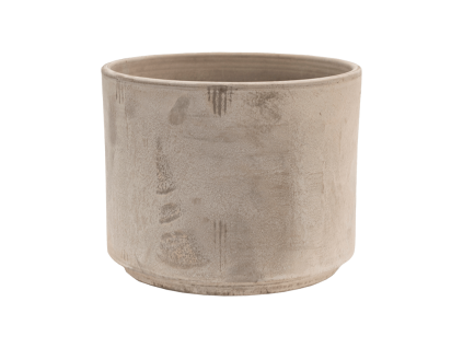 Obal Terra Cotta - Flowerpot Grey, průměr 30 cm